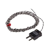 RS Pro 熱電対センサ Jタイプ ミニチュアプラグ 75°C → +260°C IEC 1236308 1236308 1個