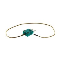 RS Pro 温度プローブセンサ Kタイプ ミニチュアプラグ 40°C → +120°C 300mm RoHS対応 4334313 4334313 1個