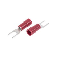 RS Pro Y形圧着端子 赤 0.5 → 1.5mm2 22AWG to 16AWG 1袋(100個入) 6139441 6139441 1袋