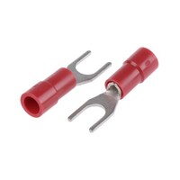 RS Pro Y形圧着端子 赤 0.5 → 1.5mm2 22AWG to 16AWG 1袋(100個入) 6139479 6139479 1袋