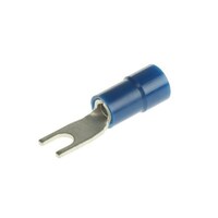 RS Pro Y形圧着端子 青 1.5 → 2.5mm2 16AWG to 14AWG 1袋(100個入) 6139520 6139520 1袋
