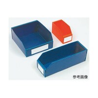 RS Pro 収納ボックス 高さ 100mm 幅 100mm 深さ 300mm PPツインウォール 青 1箱(25個入) 6173211 6173211 1箱