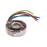 RS Pro トロイダルトランス 1次 115V ac 230V ac 2次 2x15V ac 電力 80VA 6719117 6719117 1個