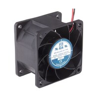 RS Pro 軸流ファン 電源電圧 12 V dc 60x60x38mm DC (OD6038シリーズ) 角型 7033436 7033436 1個