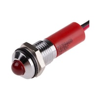 RS Pro LED表示灯 赤 8mm 24 V dc 7239460 7239460 1個