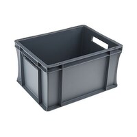 RS Pro ユーロコンテナ 20L 400mmx300mmx220mm プラスチック グレー 7259151 7259151 1個