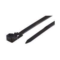 RS Pro 結束バンド 125mmx4.5 mm 黒 ナイロン 66 1袋(100個入) 8111795 8111795 1袋