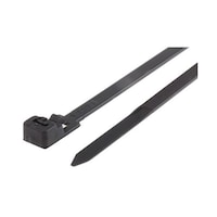 RS Pro 結束バンド 150mmx4.5 mm 黒 ナイロン 66 1袋(100個入) 8111805 8111805 1袋