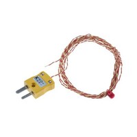 RS Pro 熱電対センサ Kタイプ ミニチュアプラグ 75°C → +250°C ANSI 8140131 8140131 1個