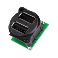 RS Pro USBコネクタ USB2.0 メス ポート数 2 8621567 8621567 1個