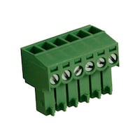 RS Pro 基板端子台 3.5mmピッチ 1列 6極 緑 1袋(5個入) 8971017 8971017 1袋