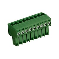 RS Pro 基板端子台 3.5mmピッチ 1列 9極 緑 1袋(5個入) 8971023 8971023 1袋