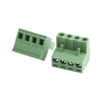 RS Pro 基板端子台 5mmピッチ 1列 4極 緑 1袋(5個入) 8971161 8971161 1袋