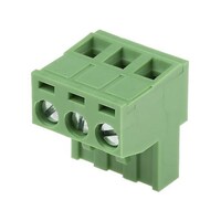 RS Pro 基板端子台 5mmピッチ 1列 3極 緑 1袋(10個入) 8971168 8971168 1袋