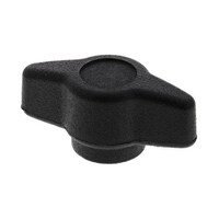 RS Pro ノブ付ねじ Tハンドル M5 x 8 直径:28mm 黒 1袋(10個入) 161436 161436 1袋