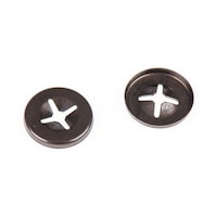 RS Pro プッシュオン留め具 エナメル仕上げ 鋼 オープン シャフト径2mm用 1袋(50個入) 172307 172307 1袋