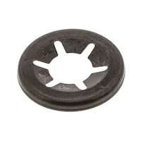 RS Pro プッシュオン留め具 エナメル仕上げ 鋼 オープン シャフト径5mm用 1袋(50個入) 172341 172341 1袋