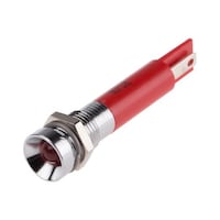 RS Pro LED表示灯 赤 8mm 12 V ac 207028 207028 1個