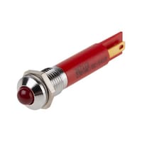 RS Pro LED表示灯 赤 8mm 230 V ac 207113 207113 1個