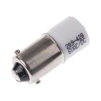 RS Pro LED電球 白 定格電圧:6 V ac/dc 209428 209428 1個