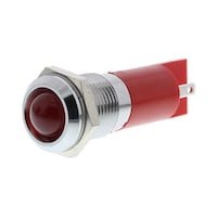 RS Pro LED表示灯 赤 14mm 12 V dc 210490 210490 1個