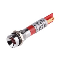 RS Pro LED表示灯 赤 8mm 110 V ac 210923 210923 1個