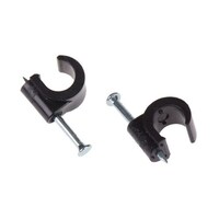 RS Pro ケーブルクリップ (配線クリップ) 8mm x 5.6 mm 10.9mm 1箱(100個入) 233433 233433 1箱