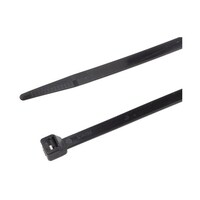 RS Pro 結束バンド 380mm x 7.6 mm 黒 ナイロン 66 1袋(100個入) 233493 233493 1袋