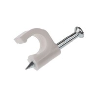 RS Pro ケーブルクリップ (配線クリップ) 7mm x 7 mm 11mm 1箱(100個入) 233522 233522 1箱