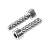 RS Pro 六角穴付ボルト M10 x 40mm ステンレス鋼 1箱(10個入) 293482 293482 1箱