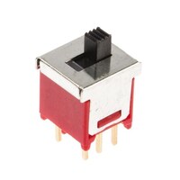 RS Pro スライドスイッチ 2回路 2接点 400 mA @ 20 V 429509 429509 1個