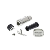 RS Pro Dinプラグ Plug 7極 ケーブルマウント 490955 490955 1個