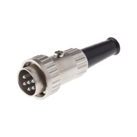 RS Pro Dinプラグ Plug 6極 ケーブルマウント 491027 491027 1個
