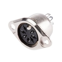 RS Pro Dinソケット Socket 7極 シャーシマウント 1袋(5個入) 491099 491099 1袋