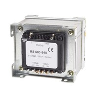 RS Pro シャーシ取り付け電源トランス1次:230V ac2次:9V ac電力:200VA 503940 503940 1個