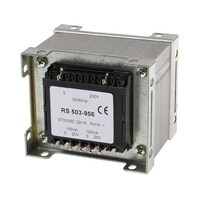 RS Pro シャーシ取り付け電源トランス1次:230V ac2次:20V ac電力:200VA 503956 503956 1個