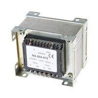 RS Pro シャーシ取り付け電源トランス1次:230V ac2次:18V ac電力:150VA 504072 504072 1個