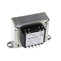 RS Pro シャーシ取り付け電源トランス1次:115V ac 230V ac2次:6V ac電力:50VA 504240 504240 1個
