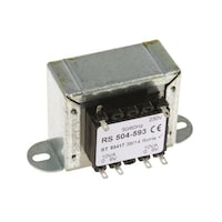RS Pro シャーシ取り付け電源トランス1次:230V ac2次:6V ac電力:20VA 504593 504593 1個