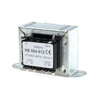 RS Pro シャーシ取り付け電源トランス1次:230V ac2次:5V ac電力:20VA 504612 504612 1個