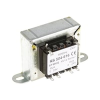 RS Pro シャーシ取り付け電源トランス1次:230V ac2次:24V ac電力:12VA 504616 504616 1個