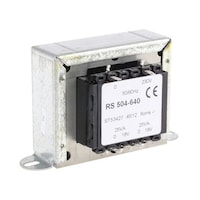 RS Pro シャーシ取り付け電源トランス1次:230V ac2次:18V ac電力:50VA 504640 504640 1個