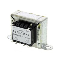 RS Pro シャーシ取り付け電源トランス1次:230V ac2次:5V ac電力:12VA 504735 504735 1個