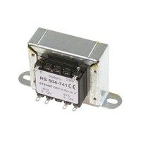 RS Pro シャーシ取り付け電源トランス1次:230V ac2次:12V ac電力:12VA 504741 504741 1個
