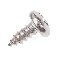 RS Pro タッピング ネジ 3/8インチ なべ形 ステンレス鋼 プレーン長さ(インチねじ)3/8インチ 1袋(100個入) 521608 521608 1袋