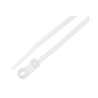 RS Pro 結束バンド 221.3mm x 4.2 mm ナチュラル ナイロン 66 1袋(100個入) 601091 601091 1袋