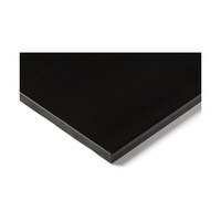 RS Pro ガラス繊維強化プラスチック(GRP)シート 黒 500mm x 305mm x 20mm 771875 771875 1セット