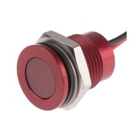 RS Pro LED表示灯 赤 14mm 12 V dc 1116568 1116568 1個