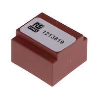 RS Pro 基板実装用トランス 一次側:230V ac 二次側:1 x 6V ac 出力数:1 1213819 1213819 1個