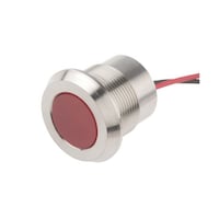 RS Pro LED表示灯 赤 22mm 12 V dc 1232423 1232423 1個